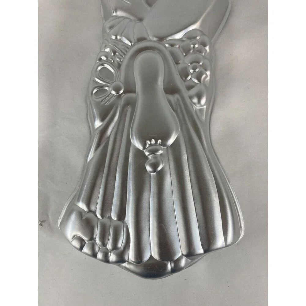 Wilton Holly Hobbie 1975 Aluminum Happy Birthday Cake Pan 17x8 Vintage Baking